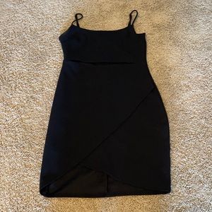 Cutout on the town black cutout body on dress from lulus